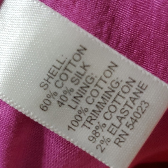 Trina turk × banana republic bright abstract pink orange dress silk blend - Picture 6 of 6